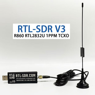 RTL-SDR Blog V3 R860 RTL2832U 软件无线电接收机 SDR收音机