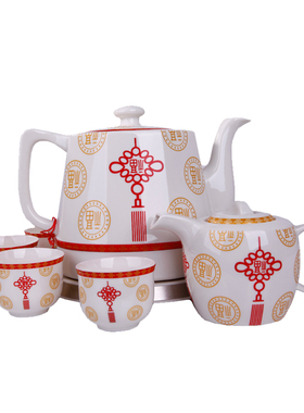 日创 RC-SLT2陶瓷电热水壶 礼品套壶 自动断电 包邮