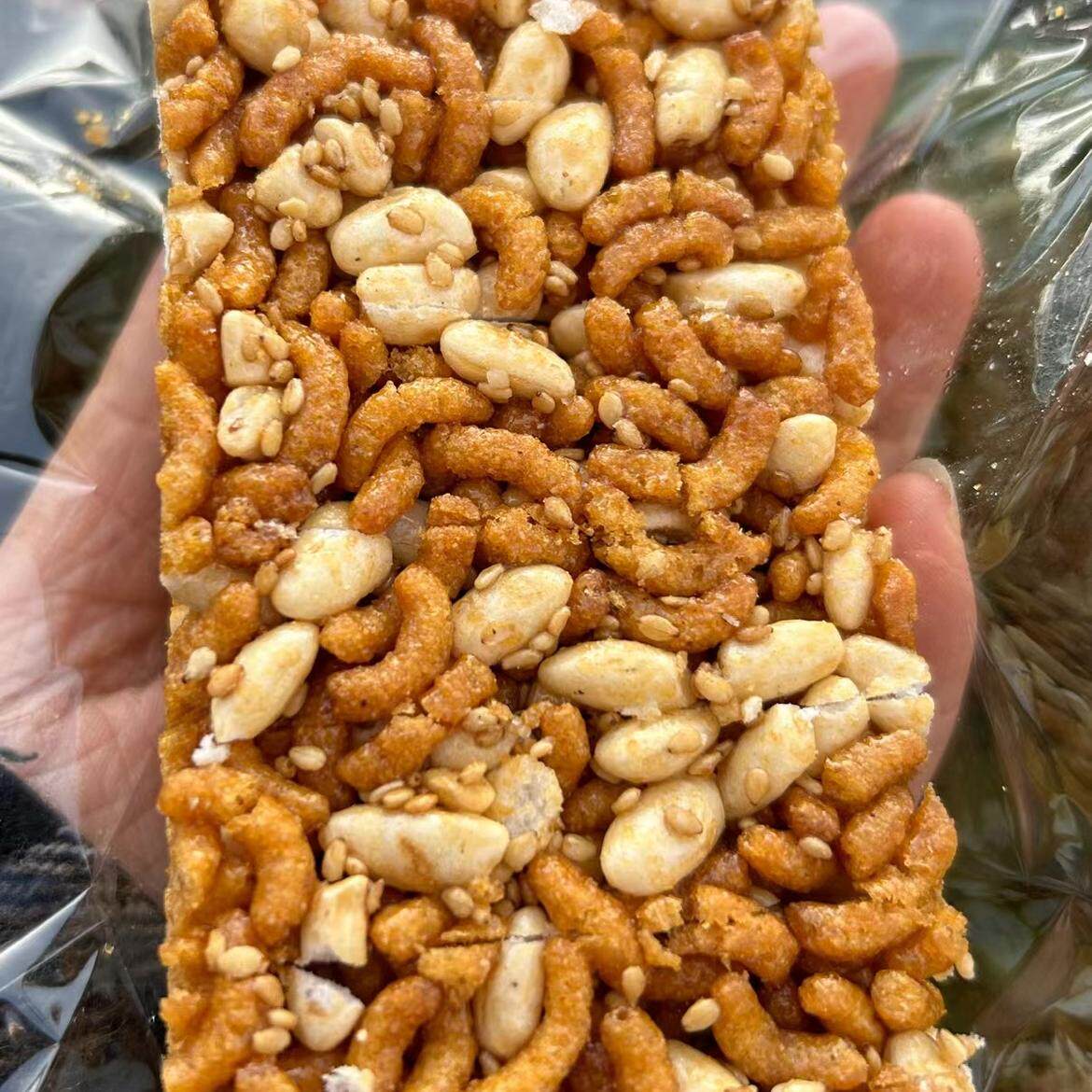 红薯冻米糖 番薯米花酥 东阳麻糖手工现做农家糖永康冬米糖切糕