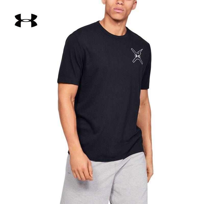 安德玛graphics男子训练运动t恤