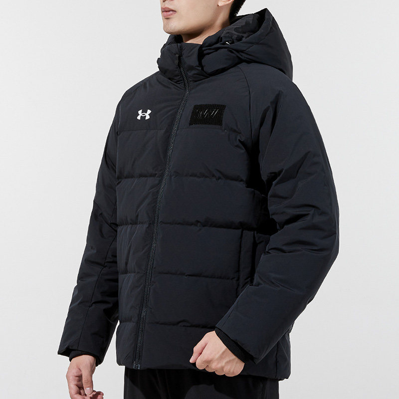 ua安德玛外套男女2021冬季新款运动服防风保暖连帽羽绒服21600801
