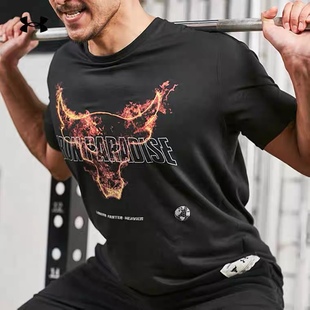 T恤1361732 Rock强森男子训练运动短袖 安德玛UA Project