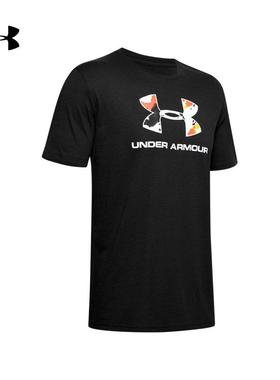 安德玛官方UA Sportstyle Logo Upstream男子训练运动短袖1355212