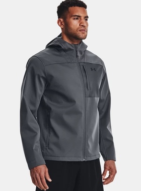 安德玛UAStorm ColdGear男子连帽训练运动夹克1371587 1371586