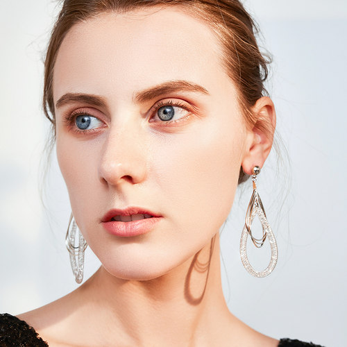 欧美夸张网包螺丝耳环耳钉