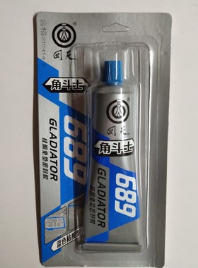 回天角斗士689硅酮免垫密封胶回天胶平面密封胶蓝色粘接剂85g