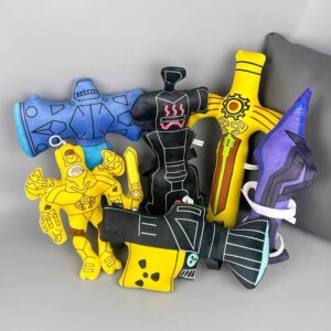 跨境skibidi toilet新款武器马桶人vs监控人公仔玩偶毛绒玩具