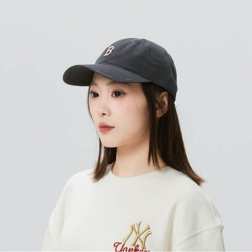 MLB刺绣棒球帽男女透气四季大檐