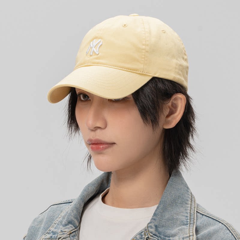 MLB正品弯檐棒球帽透气防晒男女