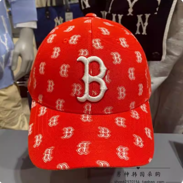 韩国MLB正品帽子硬顶老花棒球帽情侣棒球帽仓库特价没有吊牌