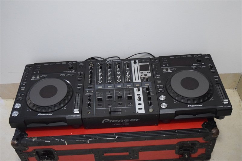 二手pioneer/先锋套装 djm-700混音台 cdj-850打碟机直播推荐