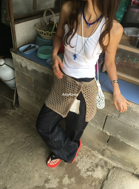 tempting Amy韩代 26春夏 东大门 纯色工字吊带背心 洋气百搭