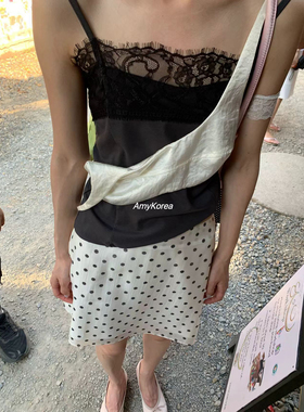 tempting Amy韩代 26春夏 东大门 蕾丝花边 吊带背心 洋气纯色