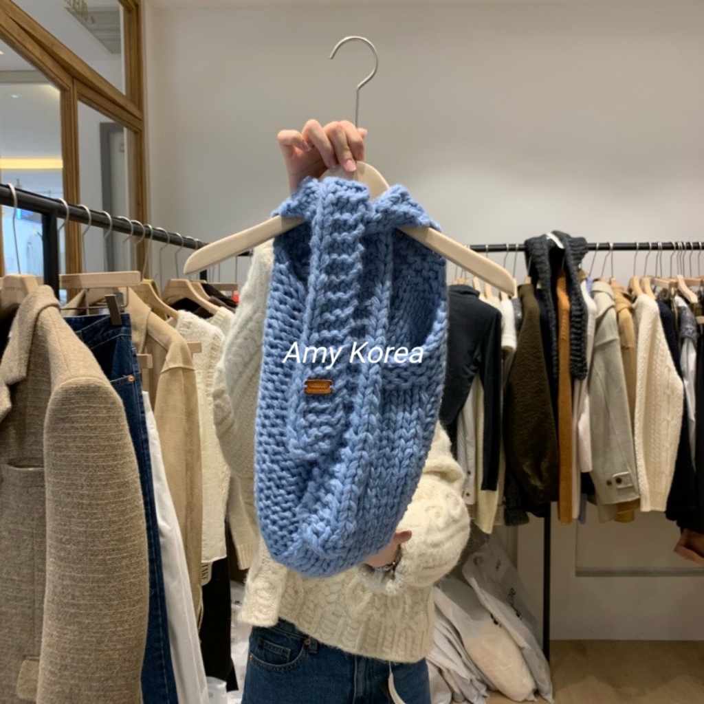 现overtake韩国东大门代购24秋季新款 洋气纯色 针织毛线帽子百搭