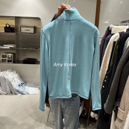 TEMPTING Amy韩代 25fw 东大门 纯色高领 打底t恤 修身百搭