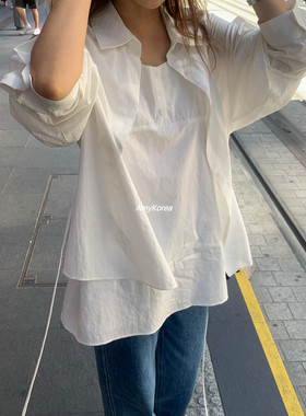 OVERTAKE Amy韩代 26早春 翻领衬衫+连衣裙 纯色百搭 时尚洋气