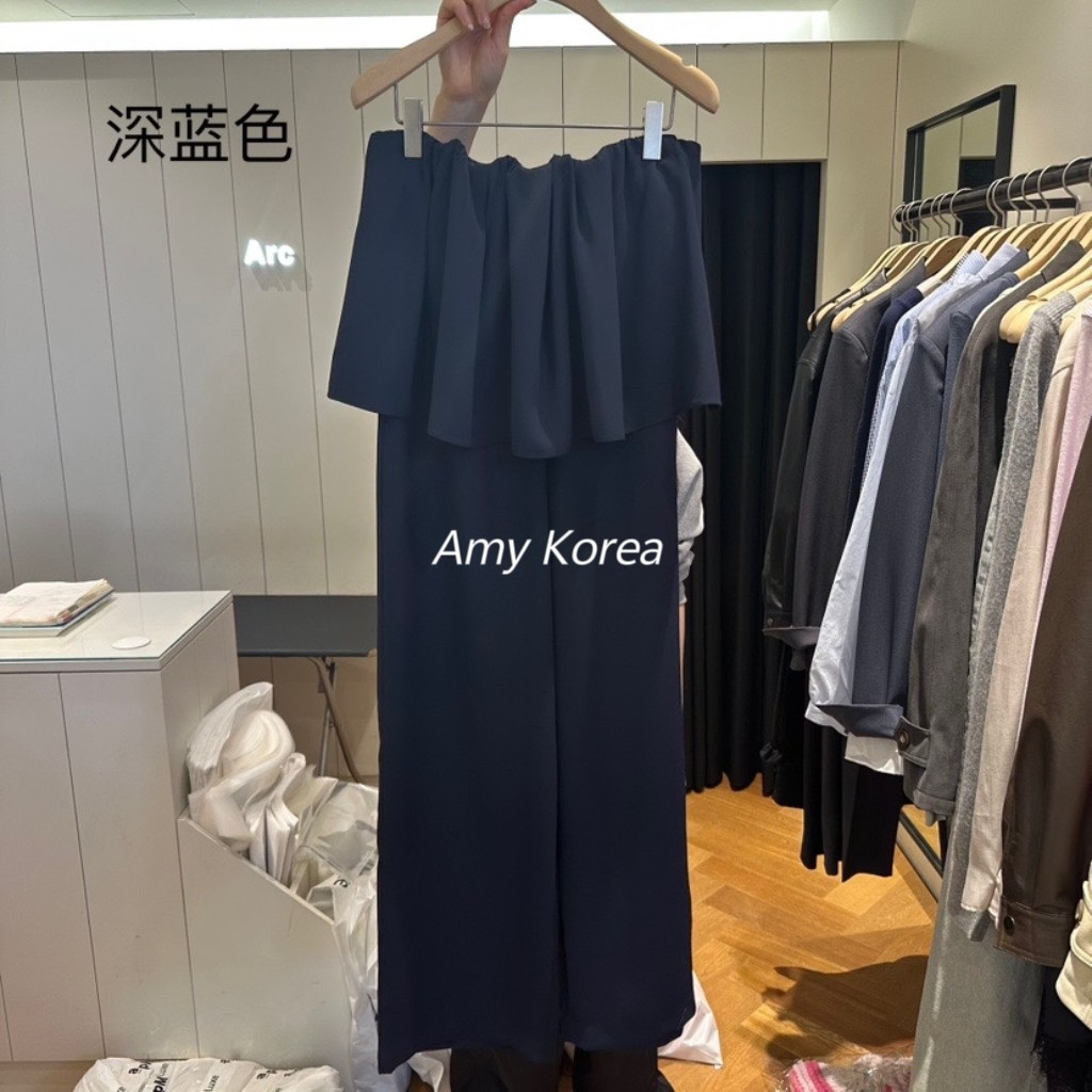 ARC韩国东大门代购25春季新款 时尚洋气纯色裙裤长裤 百搭new