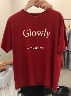 remaking Amy韩代 25fw  东大门 英文字母图案  短袖t恤 百搭new