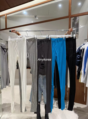 tempting Amy韩代 25fw 东大门 纯色打底裤 鲨鱼裤  紧身百搭洋气