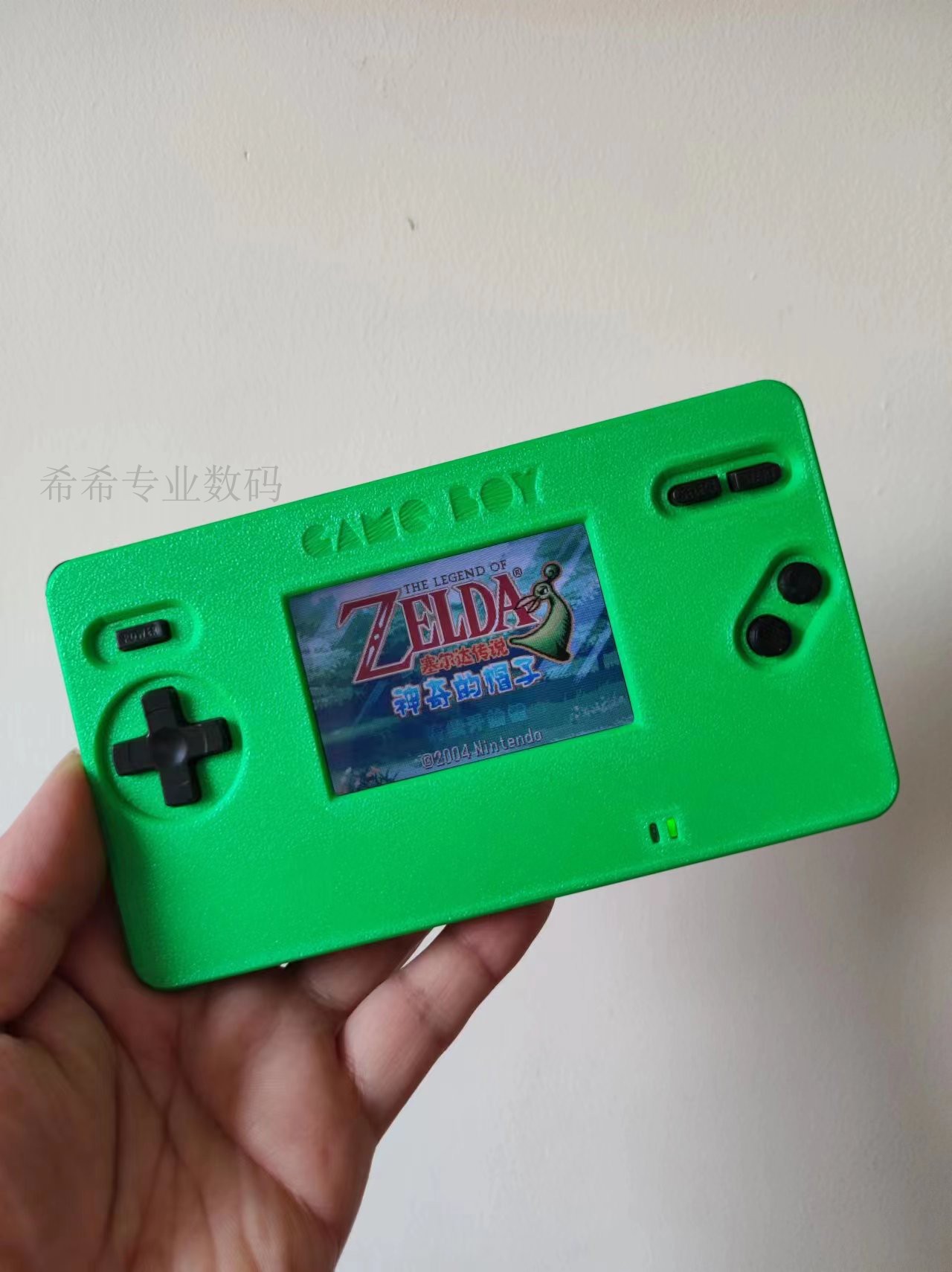 原装nds改gba游戏机 精改机 初代NDS改背光GBA关联GBASP GBM绿色
