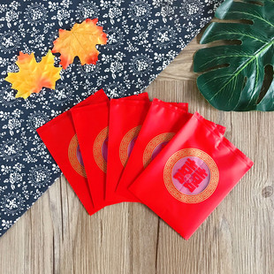 50克吾家有喜寿福喜庆饼干年货喜饼牛轧糖100克150克寿桃袋机封袋