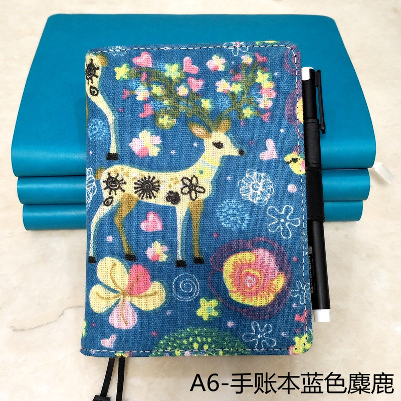 复古a5网格手账本