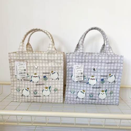 日本Kusuguru小鸡帆布手提包