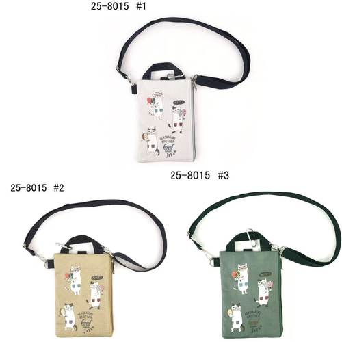日本Kusuguru猫咪印花斜挎手机包
