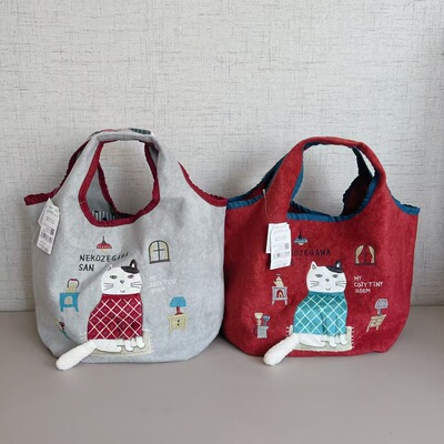 kusuguru新品刺绣手提包