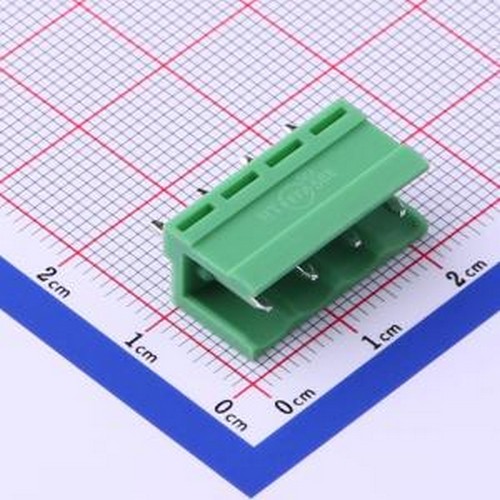 HT508V-5.08-4P 插拔式接线端子 1x4P 5.08mm 排数:1 每排P数:4