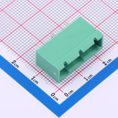 MX2EDGVC-7.62-03P-GN01-Cu-A 插拔式接线端子 1x3P 7.62mm 排数: