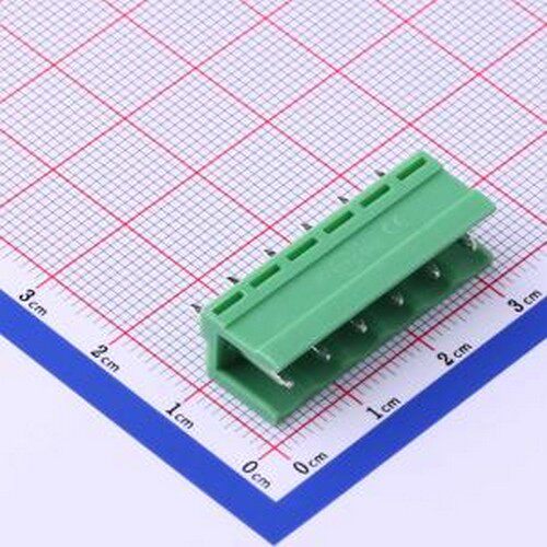 HT508V-5.08-6P 插拔式接线端子 1x6P 5.08mm 排数:1 每排P数:6