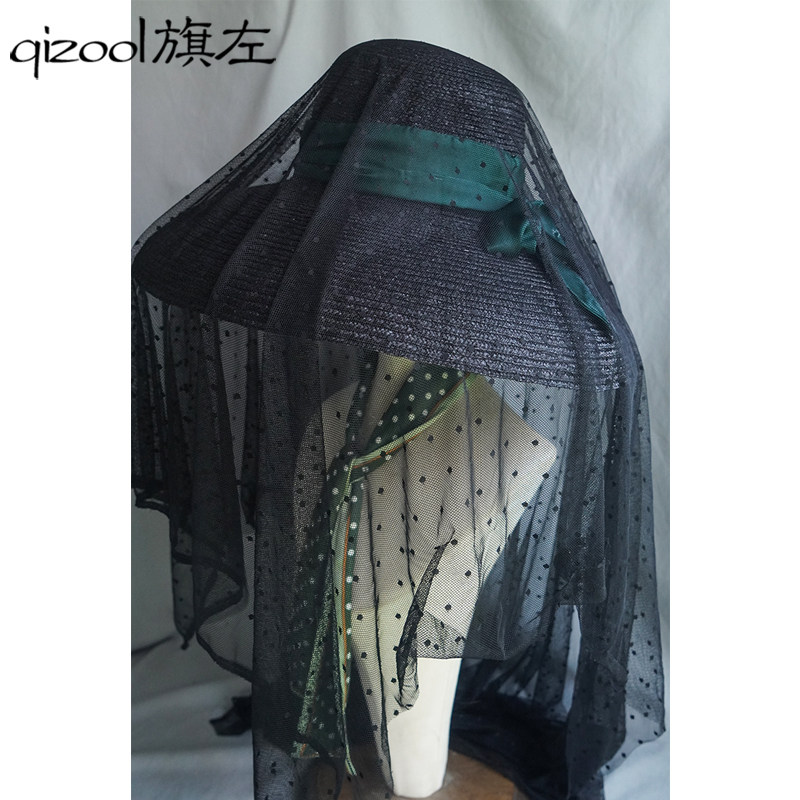 遮阳帽法式女春夏大帽檐撞色