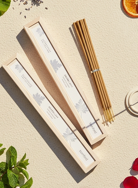 英国Bamford进口天然线香天竺葵香薰玫瑰植物雪松薄荷柑橘舒缓