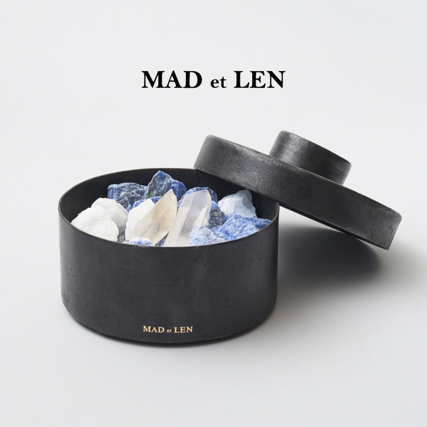 MAD et LEN水晶扩香石香薰香氛精油铁罐小众薄荷森林黑土森林礼物