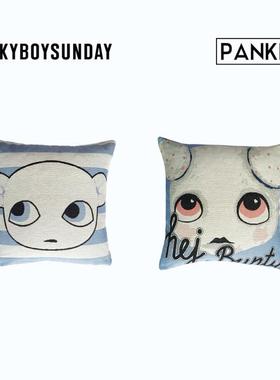 LUCKYBOYSUNDAY   MAUSE/BUNTY 抱枕枕套 尺寸45*45CM