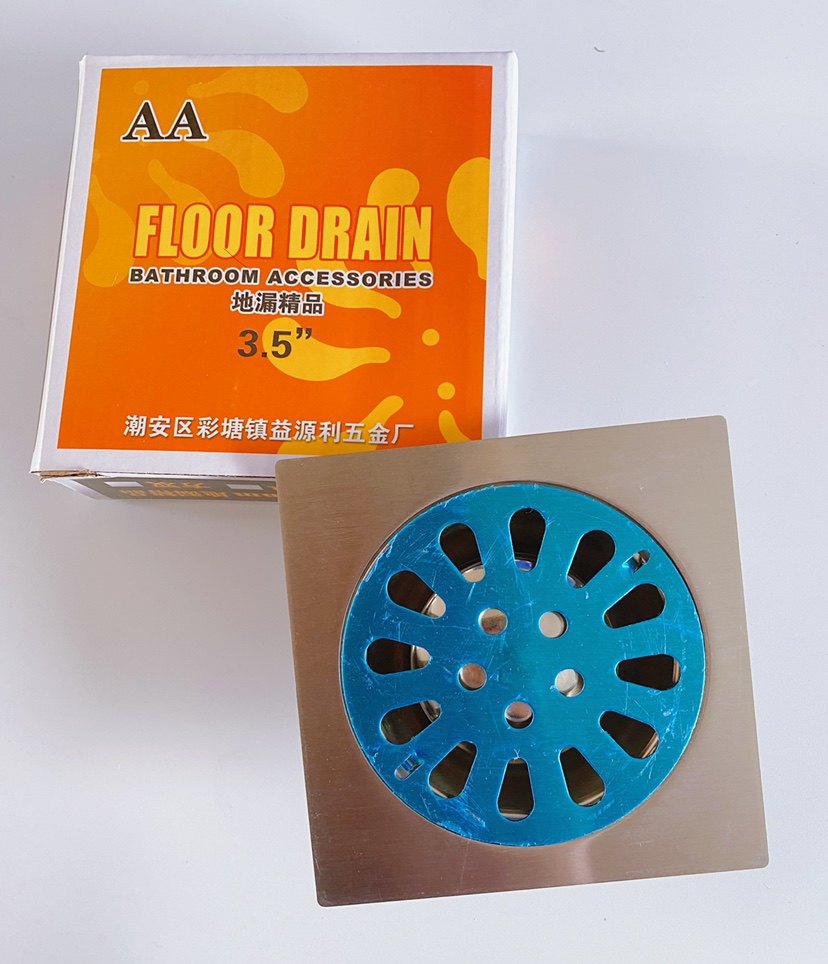 AA Floor Drain 家装主材 五金卫浴 不锈钢地漏精品 尺寸10×10cm