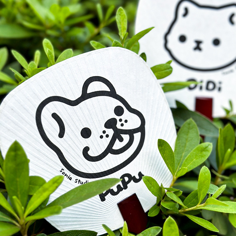 Sonia原创设计迷你小团扇手工制作无骨扇竹宣纸传统工艺猫咪法斗,家居饰品,工艺扇/团扇/喜扇/折扇,淘宝优惠券,粉丝福利购,淘宝优惠卷