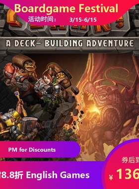 【MT桌游】龙穴寻宝Renegade Game Studios Clank!英文english