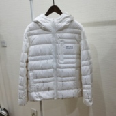 微脏特价 羽绒服白色连帽简约百搭90国标白鸭绒保暖厚外套 清仓男士