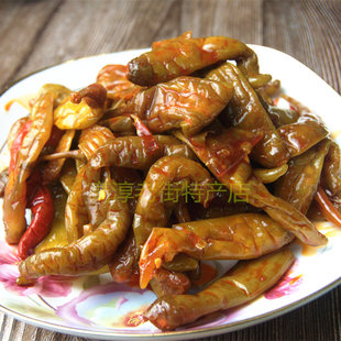 高淳老街特产店油焖尖椒水晶泡椒虎皮青椒酱菜辣椒咸盐下饭菜促销