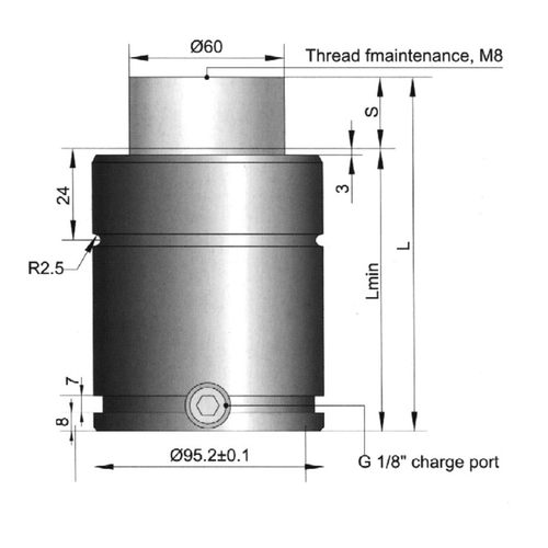 速发氮气缸P4200 互换GSV/TSP/CT/RGP4200模具弹簧包邮厂家直销