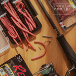 日本进口DUO面条虫信心软饵NEKO经典蚯蚓色无铅倒钓钓组路亚饵