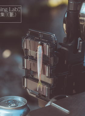 日本明邦磁吸挂钩MULTI BOARD BM-S挂饵板夹挂路亚箱拓展模块