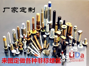 非标螺丝定做车床加工五金车件加工异形螺丝来图加工定制紧固件