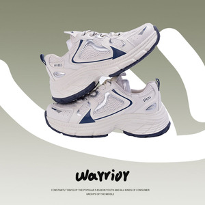 回力厚底老爹鞋女潮低帮时尚2025新款街头学院舒适休闲增高小白鞋