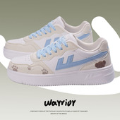 板鞋 街头潮鞋 低帮时尚 回力新品 女鞋 玉桂狗图案新款 学院休闲小白鞋