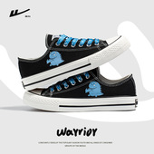 男女低帮休闲鞋 秋季 耐磨学生百搭鞋 回力手绘帆布鞋 子轻便情侣潮鞋