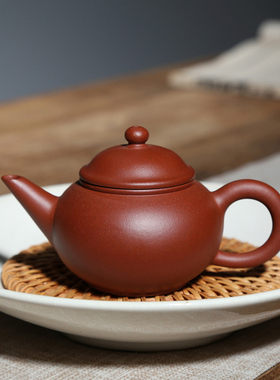 宜兴纯手工紫砂壶茶具泡茶壶底槽青120CC小容量名家吴娟华水平壶