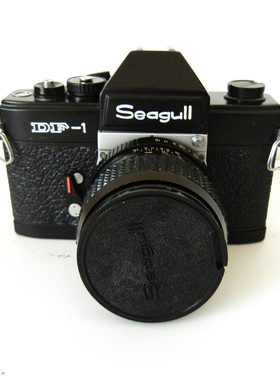 少见黑色海鸥df1套机58/2镜头 收藏老相机海鸥df-1黑色套机成色新